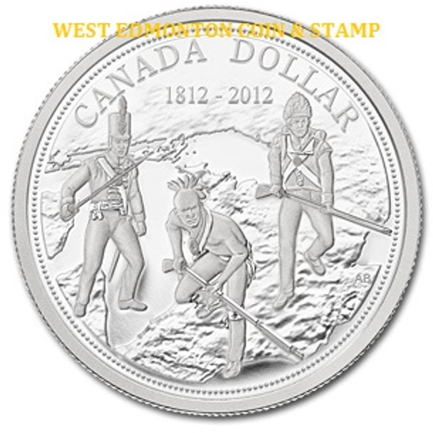 2012 PROOF SILVER DOLLAR - 200TH ANNIVERSARY OF THE WAR OF 1812