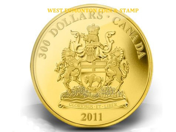 2011 $300 GOLD COIN - MANITOBA COAT OF ARMS