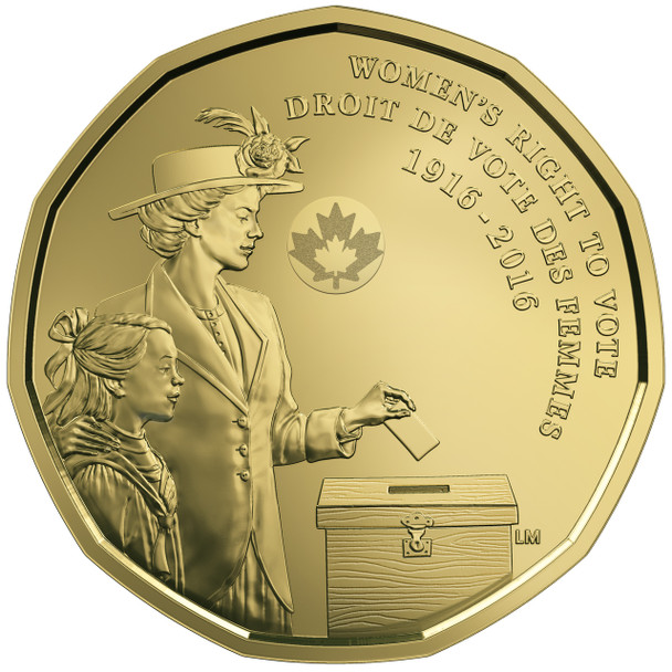 2016 100TH ANNIVERSARY OF WOMEN'S RIGHT TO VOTE COIN 5-PACK 