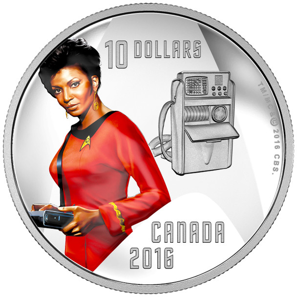 2016 $10 FINE SILVER COIN STAR TREK™: UHURA