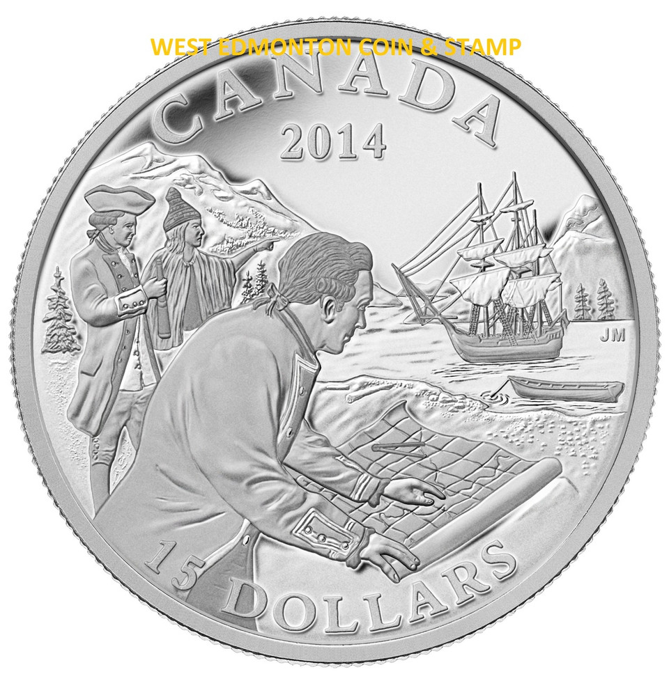2015 15 FINE SILVER COIN EXPLORING CANADA THE WILD RIVERS