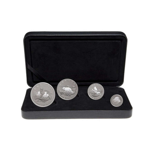 2004 THE ARCTIC FOX FRACTIONAL FINE SILVER PROOF SET - West