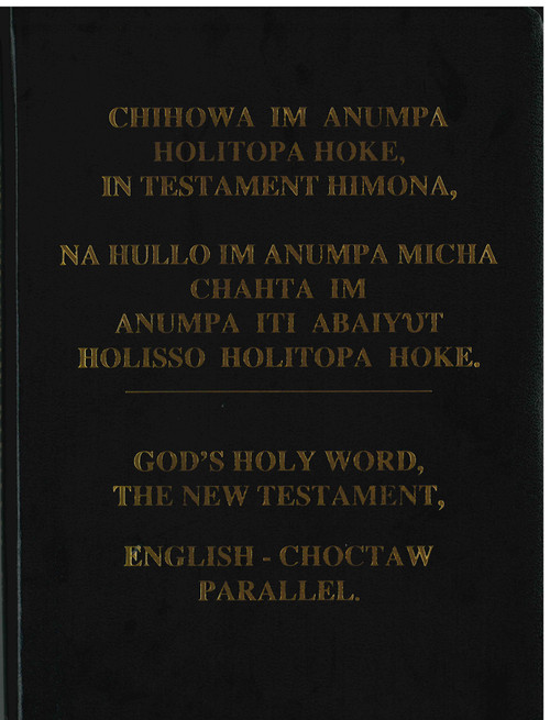 Choctaw Bilingual New Testament