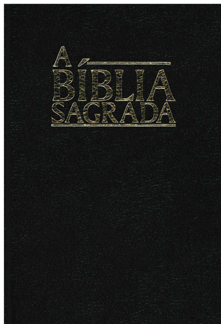 PORTUGUESE Bible Compact black Hardback cover