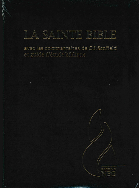 French Bible Scofield Bonded Leather