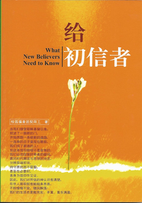 Chinese Simplified - What New Believers Need to Know - Imperfect