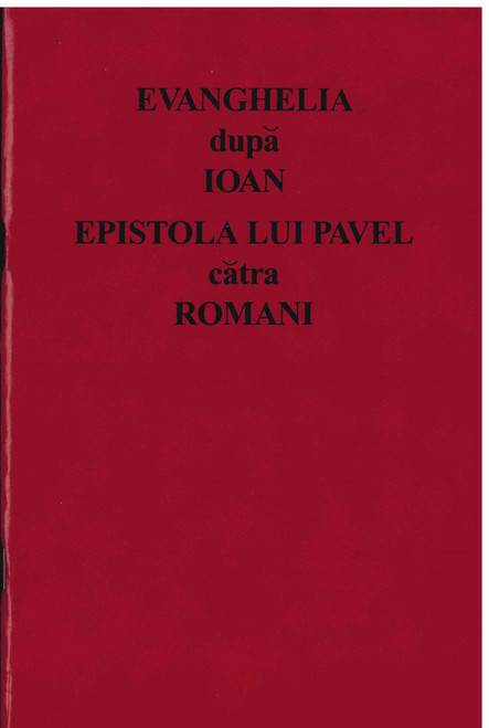 Romanian Gospel of John and Romans - Imperfect