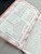 PORTUGUESE NVT Praying Woman's Bible Wine - Imperfect