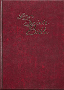 French Large Print Bible, Louis Segond 1910, Leather Zipper