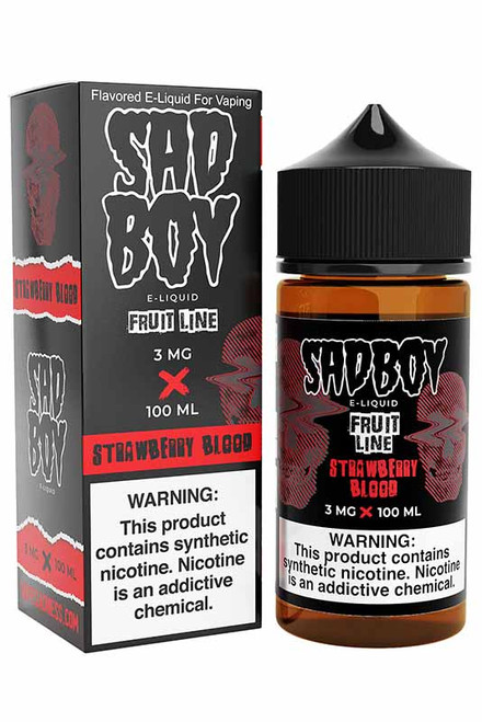 Sadboy Fruit Line 100mL E-Liquid Strawberry Blood