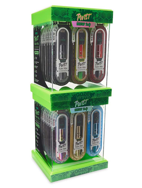 Ooze Slim Twist 2.0 Stackable Assorted Display - 48ct