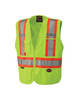 Pioneer 6936 V1021260 Hi-Viz Safety Tear-Away Mesh Back Vest - Yellow/Green