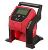 Milwaukee 2475-20 M12™ Compact Inflator (Bare Tool) showing the digital display and hose storage