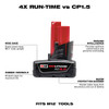 Milwaukee 48-11-2460 M12™ REDLITHIUM™ XC 6.0Ah Extended Capacity Battery Pack