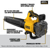 Dewalt Dcbl722B 20V Max Xr Brushless Blower Features.