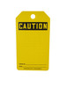 Accuform OSHA Caution Safety Tag : Blank Side 1