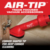 AIR-TIP Rotating Corner Brush Tool  was designed and construct to easily deep corner clean with its spade-shaped tip.