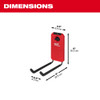 Milwaukee 48-22-8330 PACKOUT™ 9” Straight Hook