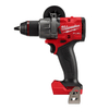 Close-up of the Milwaukee 2904-20 M18 FUEL Hammer Drill with Auto-Stop™ indicator.