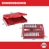 Milwaukee 48-22-9010 47pc 1/2" Drive Metric & SAE Ratchet and Socket Set with FOUR FLAT™ Sides