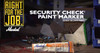 Markal 96668 Security Check Paint Marker- White