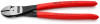 Knipex 74 01 250 SBA 10 inch high-leverage diagonal side cutting pliers with red handles.