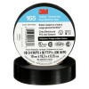 3M 165BK4A Temflex General Use Vinyl Electrical Tape Black 3/4" x 60 Feet