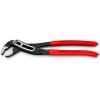 Knipex 88 01 180 Alligator water pump pliers gripping radiator valve fitting during use.