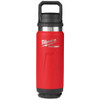 PACKOUT 24oz Insulated Red Bottle with Chug Lid