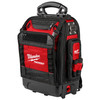 Milwaukee 48-22-8303 PACKOUT Structured Backpack showing the 42-pocket layout and ballistic nylon exterior.
