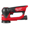 Milwaukee 2535-20 M12 FUEL 3-inch cordless random orbital detail sander featuring compact ergonomic design for finish sanding and detail work.