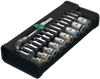 Wera 004018 8100 SA 8 Zyklop 1/4″ Drive Metric Metal Ratchet Set with Switch Lever