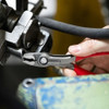 The Knipex TwinGrip Pliers showing the slim head design optimized for working in confined industrial or automotive spaces.