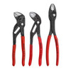 Knipex 9K0080156US 3-piece top-selling pliers set featuring the 10-inch Cobra, 10-inch Pliers Wrench, and 8-inch diagonal cutters
