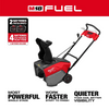 M18 FUEL technology allows this snow blower to generate 7.5HP peak power, enabling the operator to utilize the full width of the snow blower to clear deep and heavy snow without stalling.
