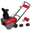 Auger Propelled Dual Battery Single Stage Snow Blower is the most powerful single stage snow blower. Delivering instant startups, auger propulsion, and a chute that is up to 40% wider for efficient snow processing, this snow blower enables users to work faster start to finish.