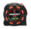 The Crescent SHOCKFORCE tape measure features a high-contrast tri-color NITE EYE blade for high visibility, even in low light conditions. The Crescent SHOCKFORCE tape measure features a high-contrast tri-color NITE EYE blade for high visibility, even in low light conditions.