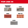 These segmented blades are equipped with laser welded segments, providing increased durability in tough materials; including cured concrete, reinforced concrete, stone, paver, brick, and block.