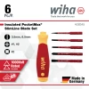 Wiha 28345 PocketMax SlimLine insulated multi-driver 7-piece set with interchangeable slotted, Phillips, and square SlimLine blades, 1000V VDE rated.