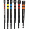 Klein 32950 Hollow Magnetic Colour-Coded Ratcheting Power Nut Setters Set
