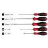 Wiha 30277 SoftFinish screwdriver set showing included Phillips and slotted screwdriver sizes for professional electrical and maintenance work.