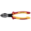 Wiha 32939 8-inch insulated SoftFinish Cushion Grip industrial diagonal cutters with VDE-certified 1000V insulated handles for professional electricians.
