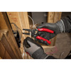 Milwaukee MT702 8-20 AWG dipped grip wire stripper and cutter being used for electrical wiring work.