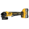 DeWalt DCG410WW1 20V MAX XR 4-1/2 inch to 5 inch brushless angle grinder kit with 8Ah battery, featuring powerful cordless grinding and cutting performance.