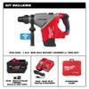 Milwaukee 2918-22HD M18 FUEL 1-3/4 in. SDS Max Rotary Hammer Kit showing included batteries, charger, and carrying case.