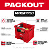 Milwaukee 48-22-8044 PACKOUT XL Wire Pulling Crate Insert feature overview showing compatibility, wire management, and durable construction.