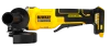 DeWalt DCG408B 20V MAX brushless 4-1/2 in. paddle switch angle grinder tool only with quick-change guard and Perform & Protect technology.