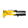 Stanley MR100CG 10-inch contractor grade heavy-duty all-steel hand riveter for installing aluminum and steel blind pop rivets.