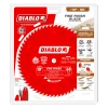 Diablo D1060X 10-inch 60-tooth fine finish circular saw blade in retail packaging for miter saws, slide miter saws, and table saws.