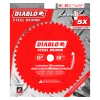 Diablo D1050CF Steel Demon 10 in. 50-Tooth Cermet II metal cutting saw blade in retail packaging for ferrous metals and stainless steel with up to 5X longer cutting life.